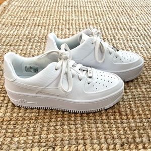 Nike Air Force 1 Sage Low Platform Sneakers (size 6.5)